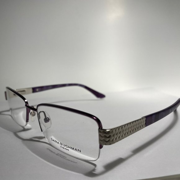 New DANA BUCHMAN Eyeglasses ANNICE Lilac Size 52-17-133 - Picture 3 of 16